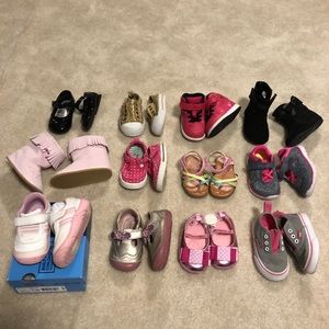 Lot of size 4 baby shoes